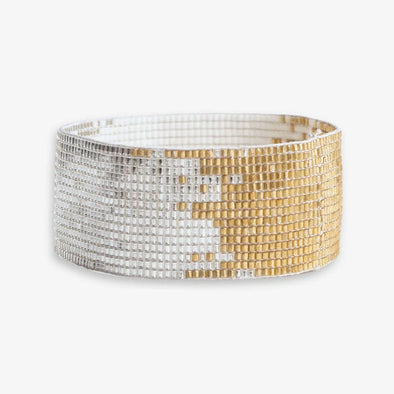 Kenzie Ombre Beaded Stretch Bracelet St. Moritz