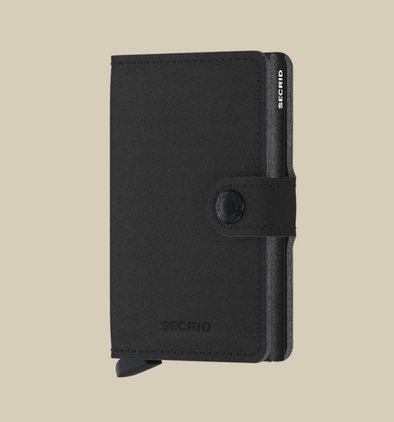 Miniwallet in Yard Powder Black