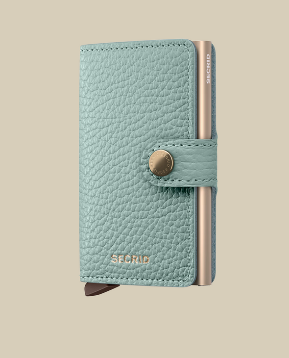 Miniwallet in Pebble Sea Green