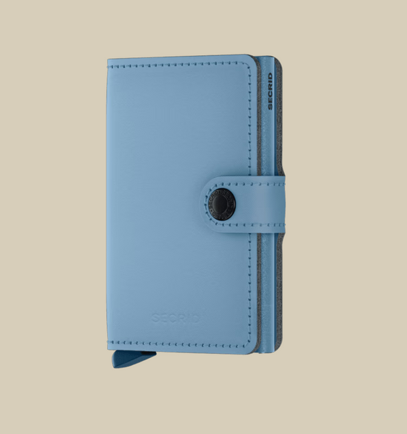 Miniwallet in Yard Powder Sky Blue