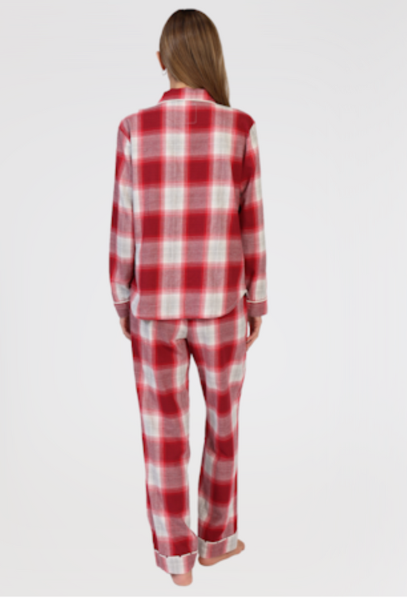 Red Plaid PJ Set