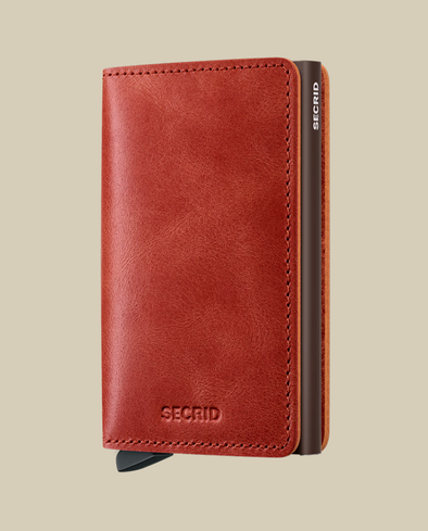 Slimwallet in Vintage Orange