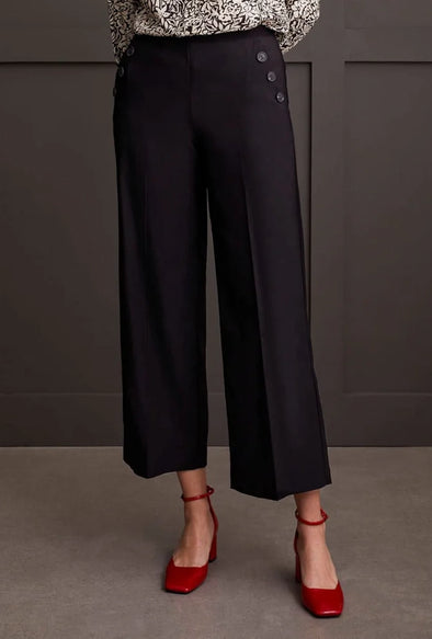 Black High Waist Palazzo Pants