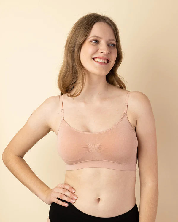 Coobie Seamless V-Neck with Lace Bra, Periwinkle at  Women's Clothing  store