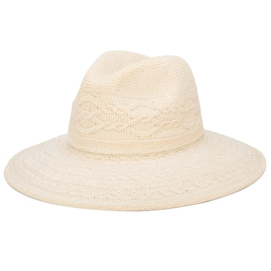 Nellie Knit Fedora in Ivory