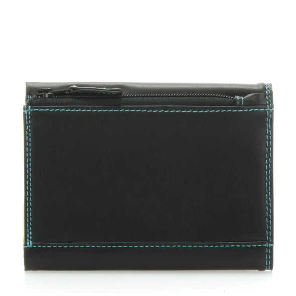 Medium Tri Fold Wallet in Black/Pace